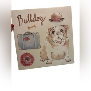Bulldog wall art